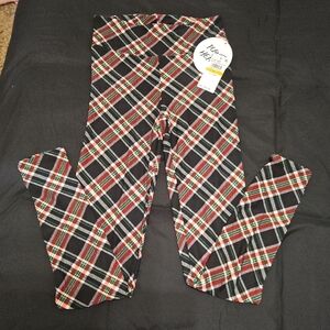 Chic Plaid Leggings in Bold Colors